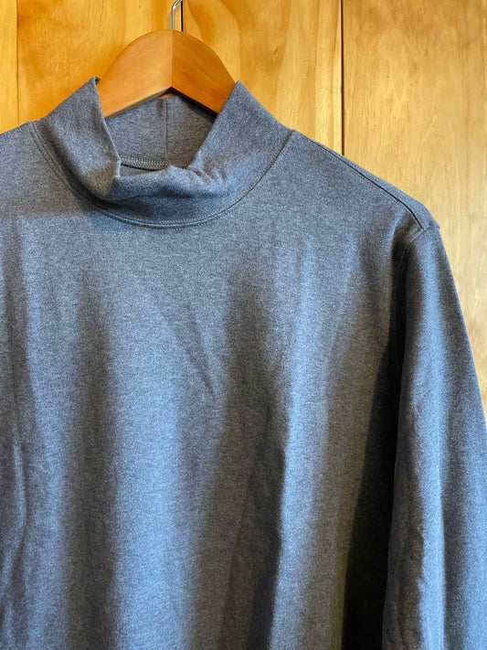 Size 3X Lands End Gray Women's Long Sleeve Shirt