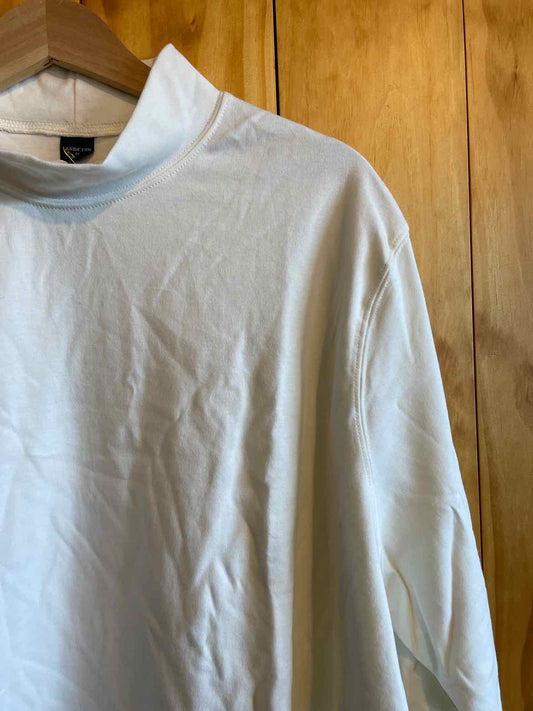 Size 3X Lands End White Women's Long Sleeve Shirt