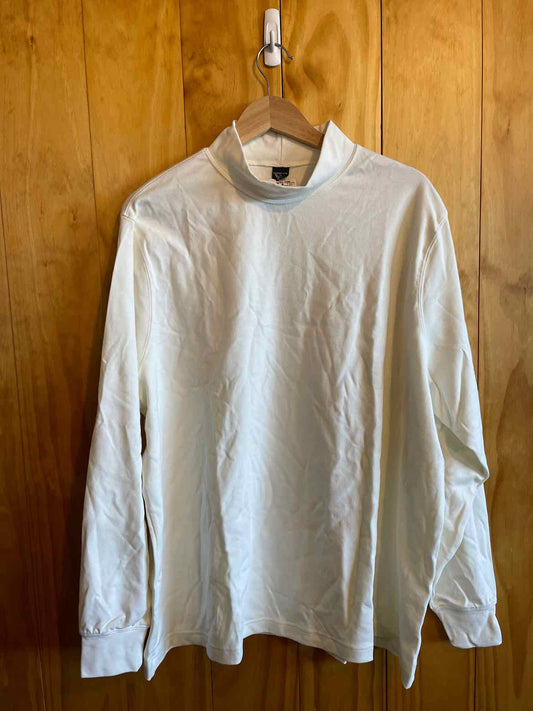 Size 3X Lands End White Women's Long Sleeve Shirt