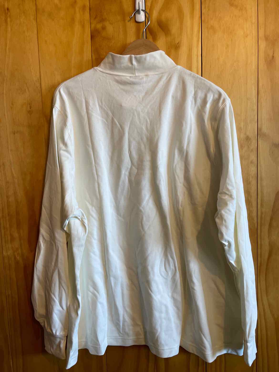 Size 3X Lands End White Women's Long Sleeve Shirt