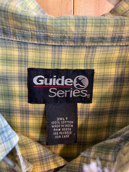 Size 2XLT Guide Series Men's Short Sleeve Shirt