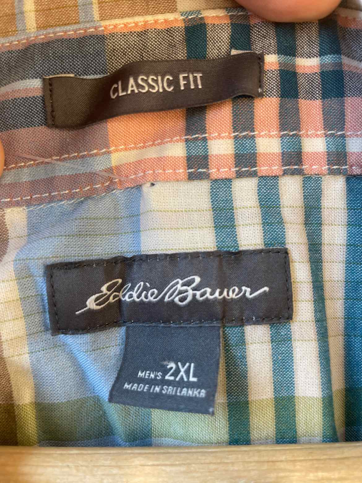 Size 2XL Eddie Bauer Men's Short Sleeve Shirt