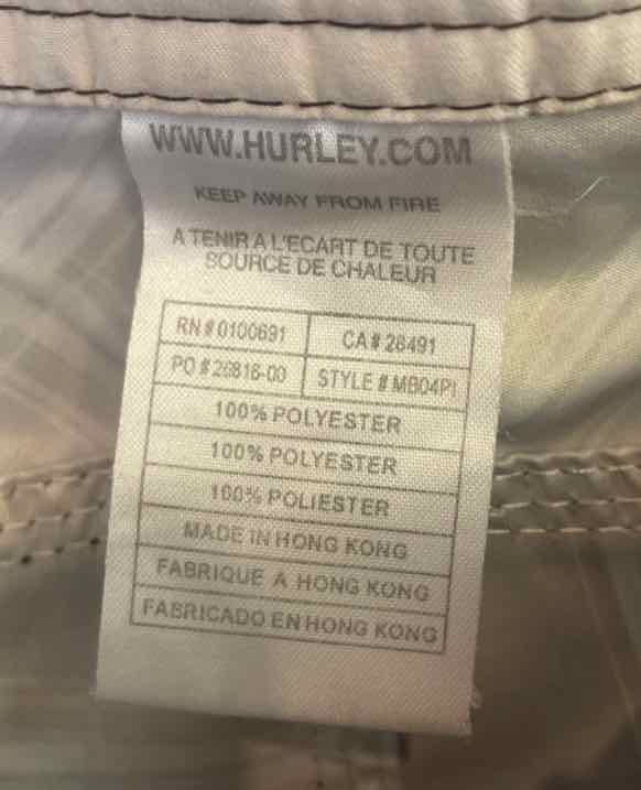 Size 32 Hurley Men's Swim Trunks