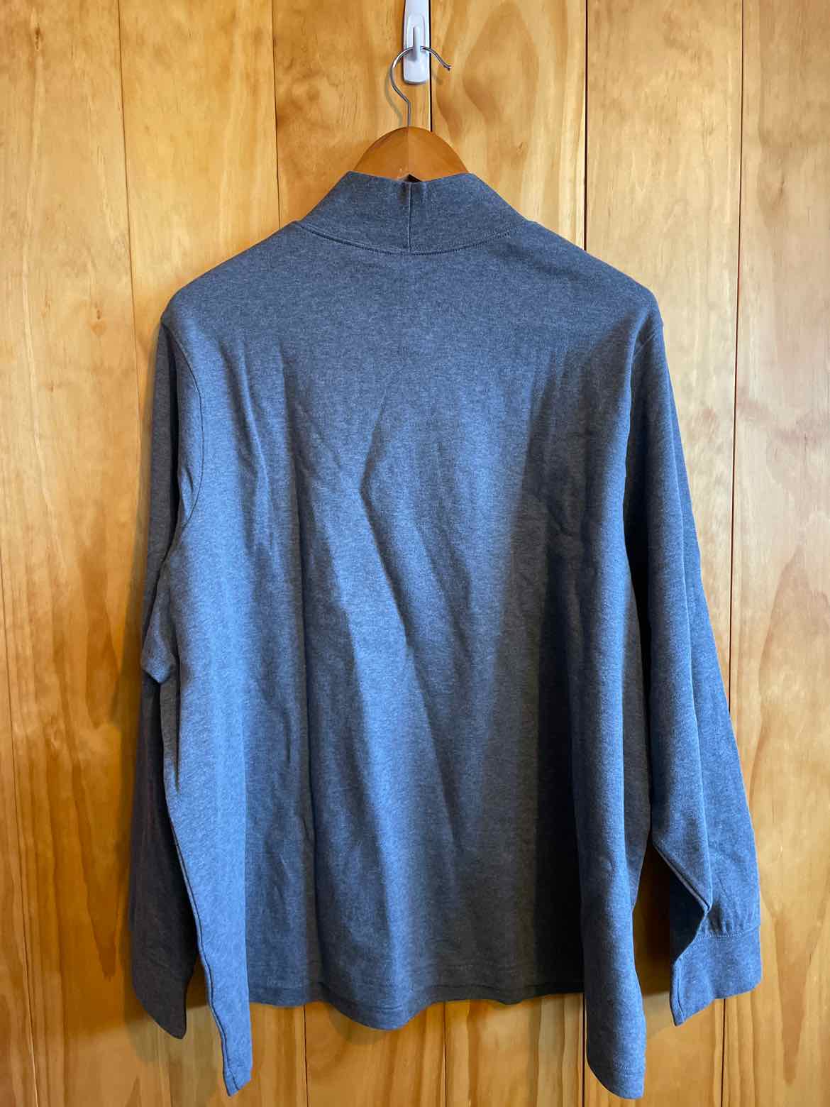 Size 3X Lands End Gray Women's Long Sleeve Shirt