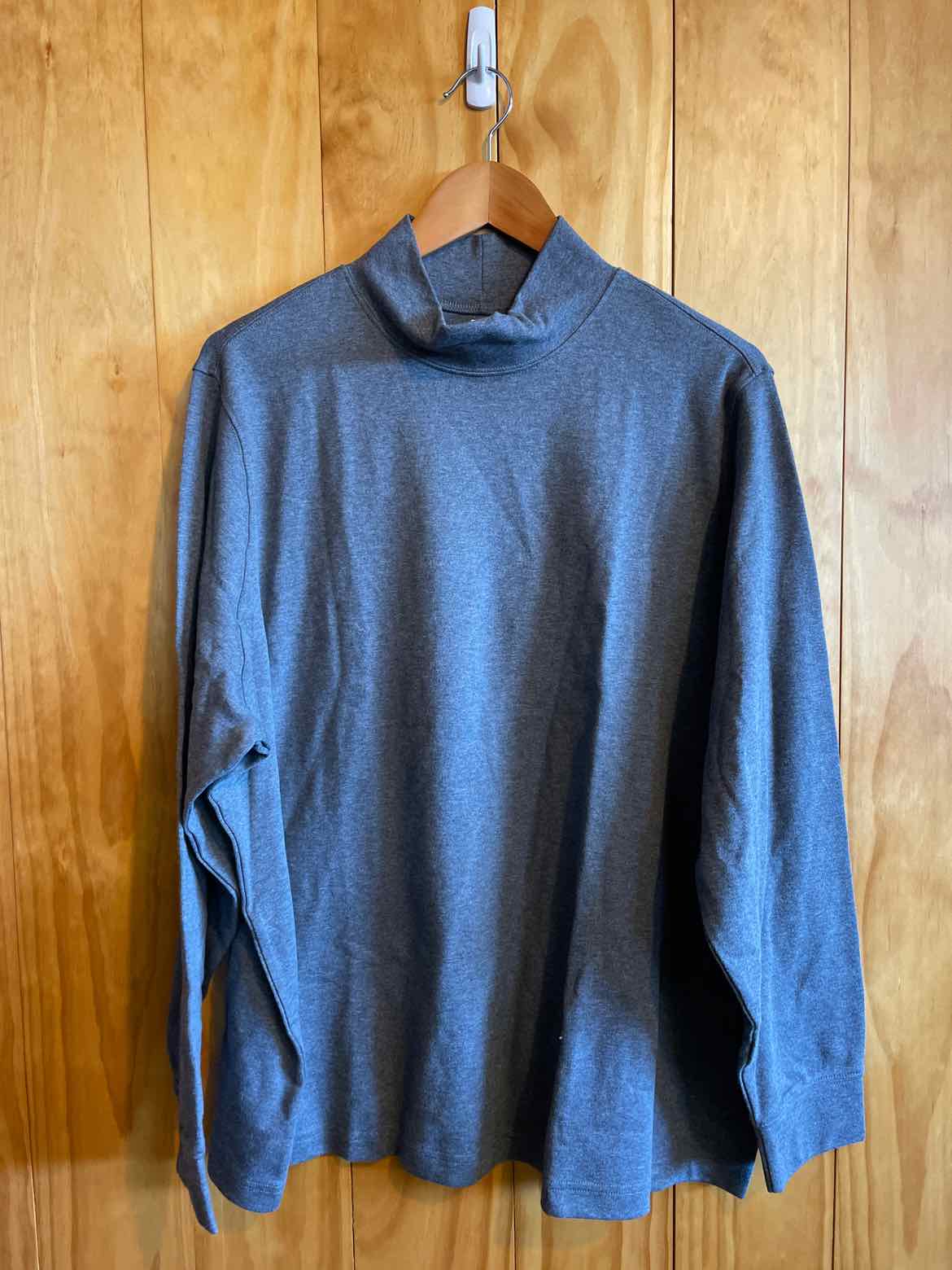 Size 3X Lands End Gray Women's Long Sleeve Shirt