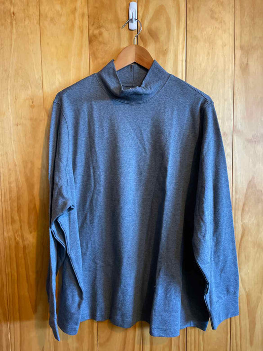 Size 3X Lands End Gray Women's Long Sleeve Shirt